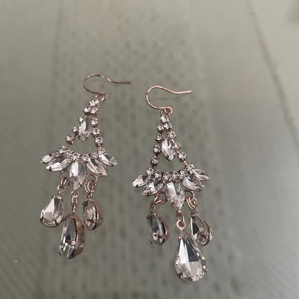 Jeweled Drop Earrings